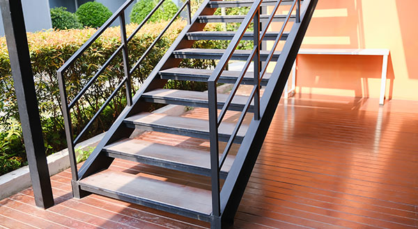 escalier inox 83